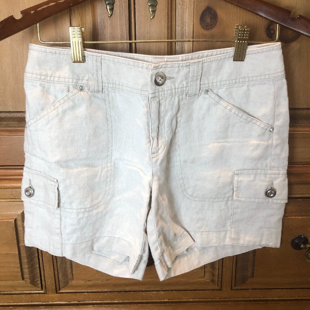 INC International Concepts Beach Light Khaki Shorts
